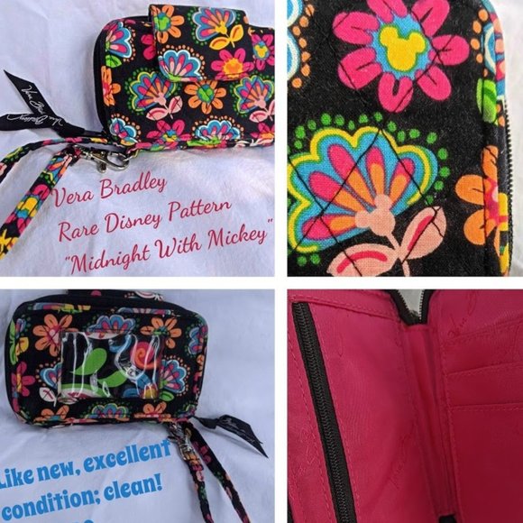 Vera Bradley Disney Midnight with Mickey Wristlet - Picture 4 of 4